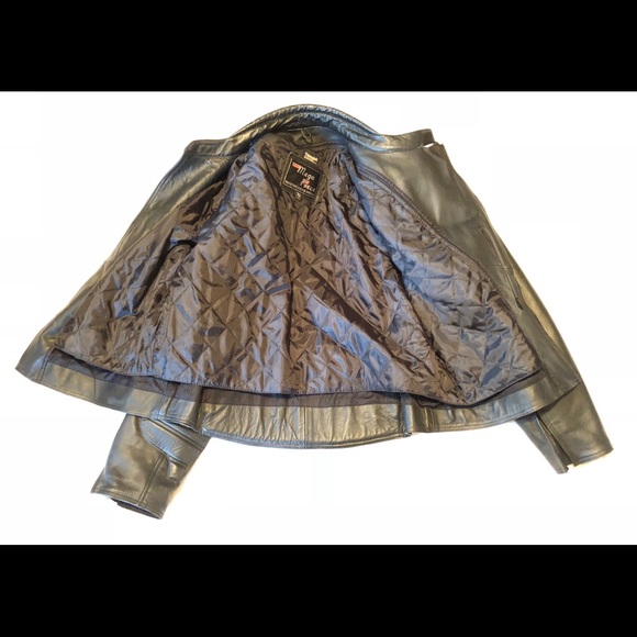 Mega Force leather motorcycle armored jacket. - Picture 3 of 8